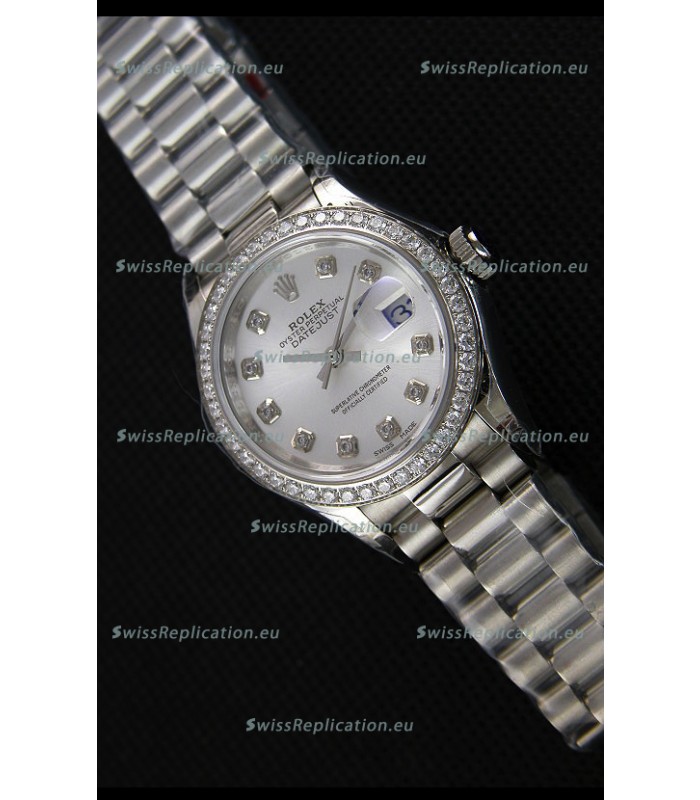 Rolex Datejust Ladies Diamonds Markers Swiss Watch CAL.2236 Movement 1:1 Mirror Replica