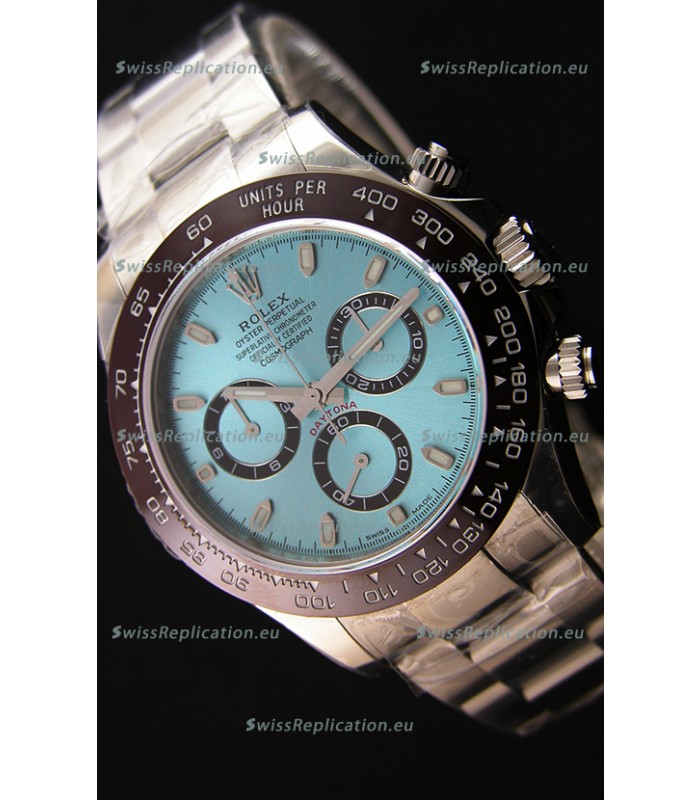 Rolex Cosmograph Daytona 116506 ICE BLUE Dial Original Cal.4130 Movement - Ultimate 904L Steel Watch 