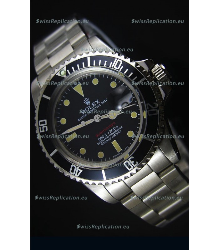 GOLDMOVEMENT - Rolex Submariner 1680 Vintage Edition Swiss Watch 1:1 Mirror Replica Edition