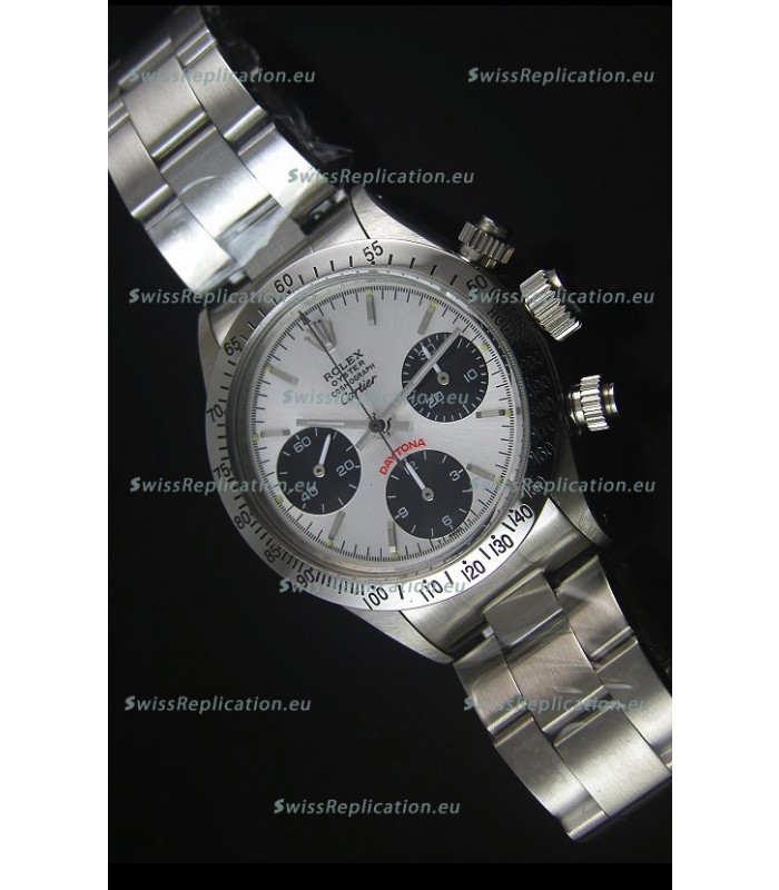 Rolex Daytona Vintage 6263 for CARTIER Edition Swiss Replica Watch with Steel Bezel