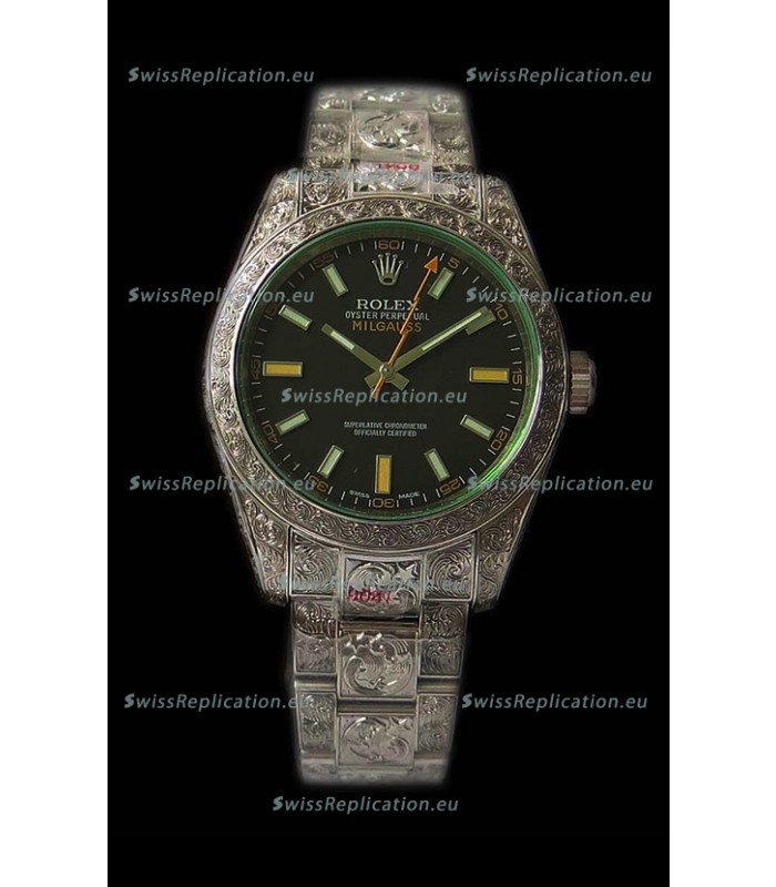 Rolex Milgauss 116400 MadeWorn Swiss Replica Watch