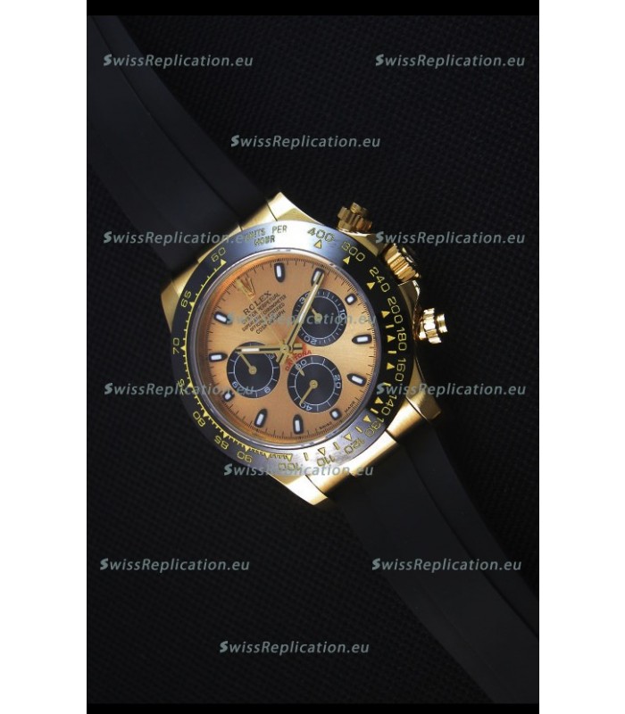 Rolex Daytona 116515 Everose 1:1 Mirror Replica Yellow Gold Swiss Watch