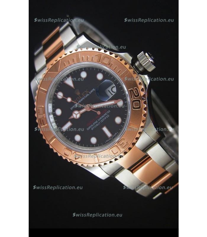 Rolex Yacht-Master 40 Everose Gold Swiss Replica Watch with 2836-2 Movement 