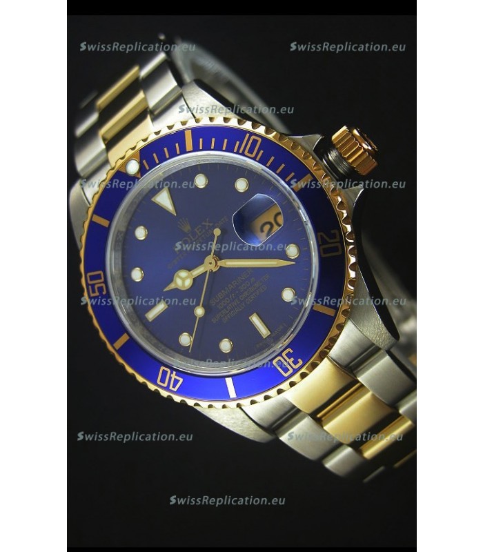 Rolex Submariner 16613 Two Tone Swiss Replica 1:1 Watch with Swiss 3135 Movement 