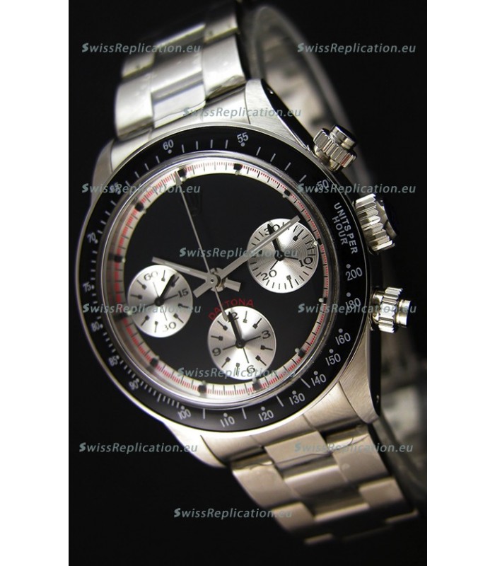Rolex Daytona Paul Newman Blacked out Swiss Replica Watch - 904L Steel Watch 