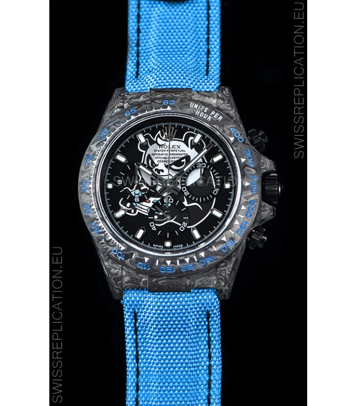 Rolex Daytona CHRONUSART Forged Cabon Casing 1:1 Mirror Replica Multicolored Dial