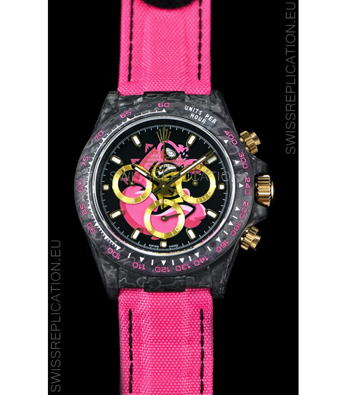 Rolex Daytona CHRONUSART Forged Cabon Casing 1:1 Mirror Replica Multicolored Dial