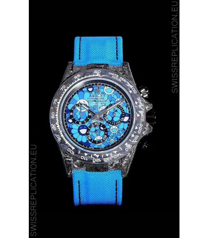 Rolex Daytona CHRONUSART Forged Cabon Casing 1:1 Mirror Replica Multicolored Dial