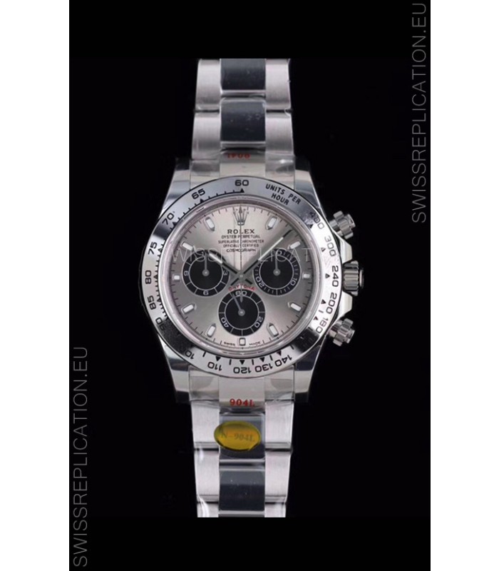 Rolex Daytona 116519 White Gold Original Cal.4130 Movement - 1:1 Mirror 904L Steel Watch