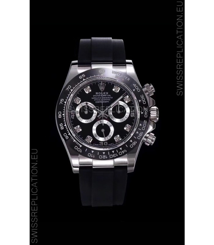 Rolex Daytona 116509 White Gold Original Cal.4130 Movement - 1:1 Mirror 904L Steel Watch