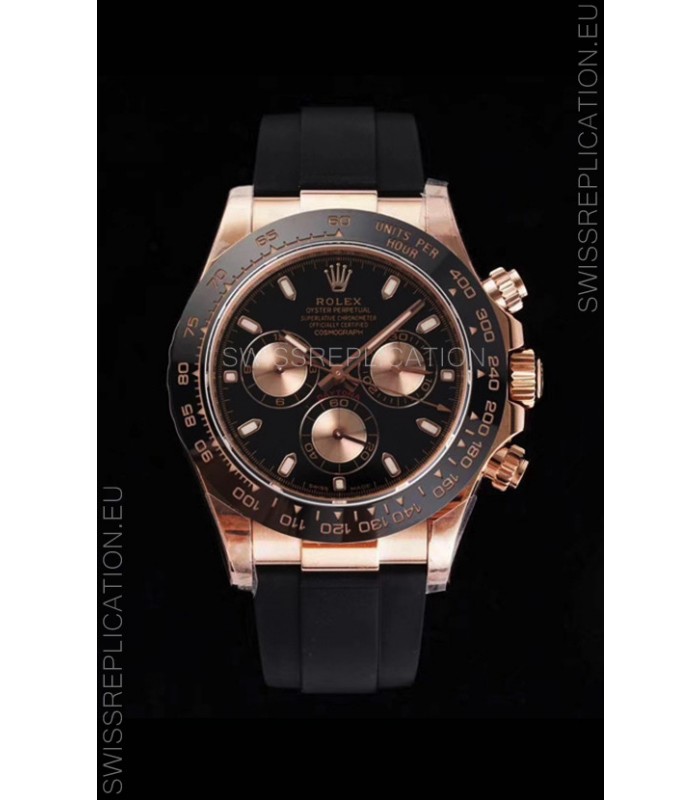 Rolex Daytona 116515LN Everose Gold Original Cal.4130 Movement - 1:1 Mirror 904L Steel Watch