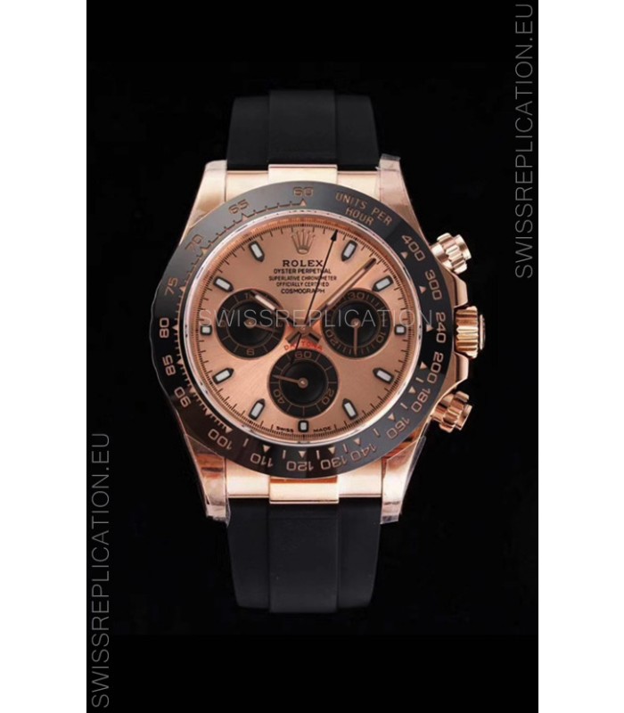 Rolex Daytona 116515LN Everose Gold Original Cal.4130 Movement - 1:1 Mirror 904L Steel Watch