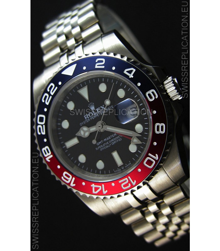 Rolex GMT Masters Japanese Replica Movement Watch in Jubilee Strap