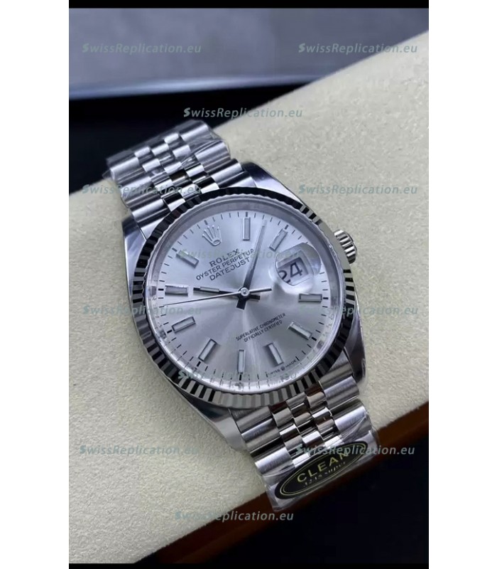 Rolex Datejust Cal.3235 Movement 1:1 Mirror Replica 904L Steel 36MM - Steel Dial