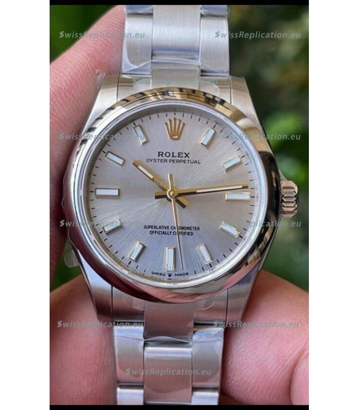 Rolex Oyster Perpetual REF#277200 31MM Swiss Movement Swiss Replica Steel Dial 904L Steel 1:1 Mirror Replica Watch
