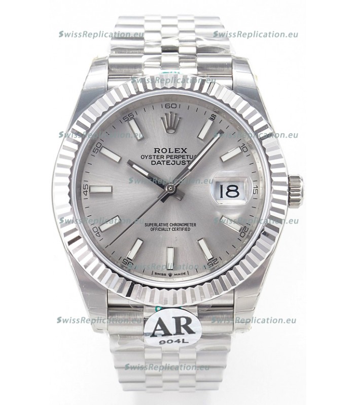 Rolex Super Clone Datejust ETA 3235 Movement 41MM 904L Steel Swiss Watch Steel Dial 