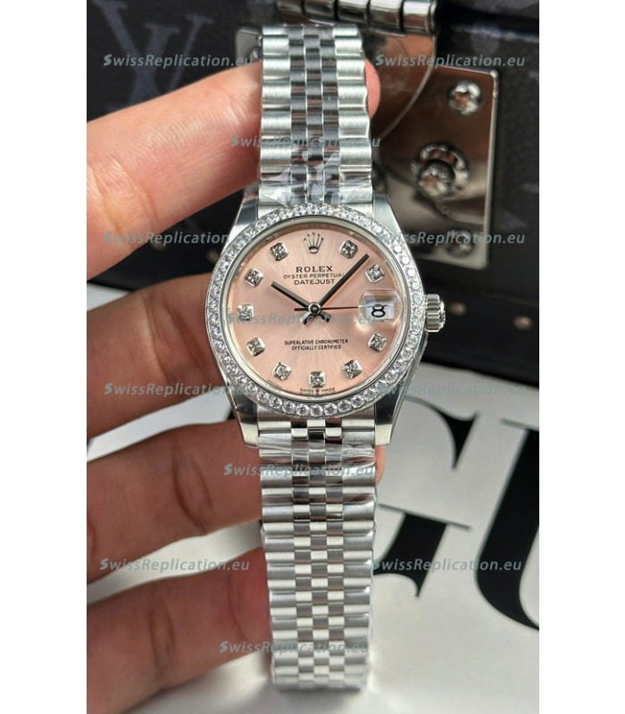 Rolex Super Clone Datejust ETA 2688 Movement 31MM Stainless Steel Case Champange Dial Watch