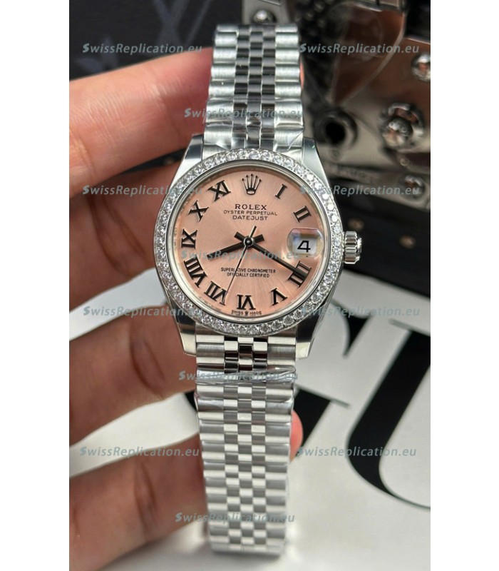 Rolex Super Clone Datejust ETA 2688 Movement 31MM Stainless Steel Case Champange Dial Watch