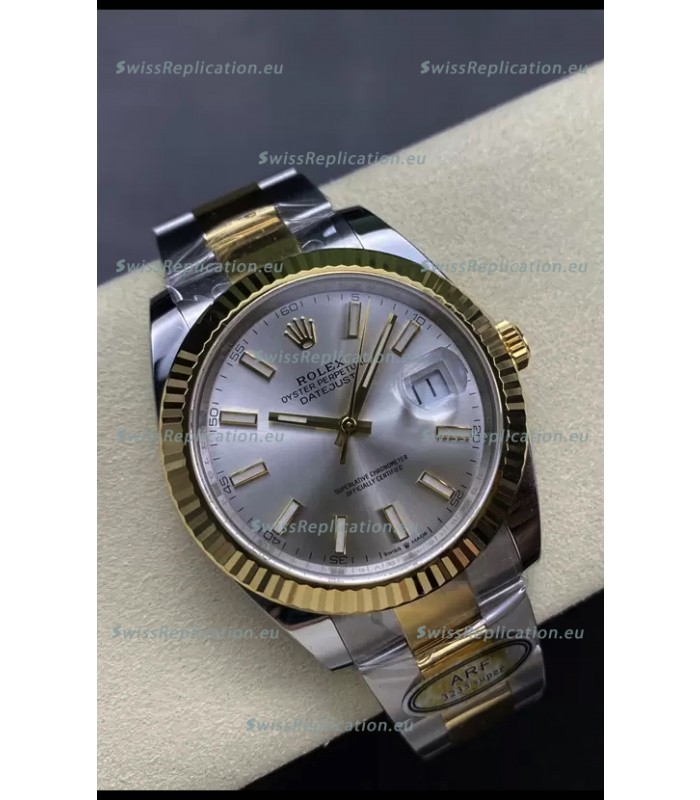 Rolex Datejust M126333 41MM ETA3235 72 Hours Power Steel Dial Oyster 1:1 Mirror Replica Yellow Gold 904L Steel