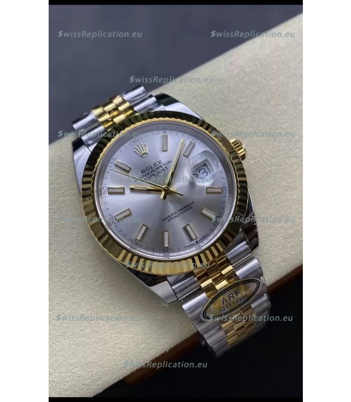 Rolex Datejust M126333 41MM ETA3235 72 Hours Power Steel Dial Jubilee 1:1 Mirror Replica Yellow Gold 904L Steel