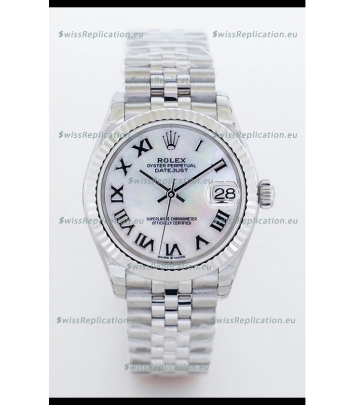 Rolex Datejust M126234 36MM ETA2836 White Mother of Pearl Dial - Roman Numerals 