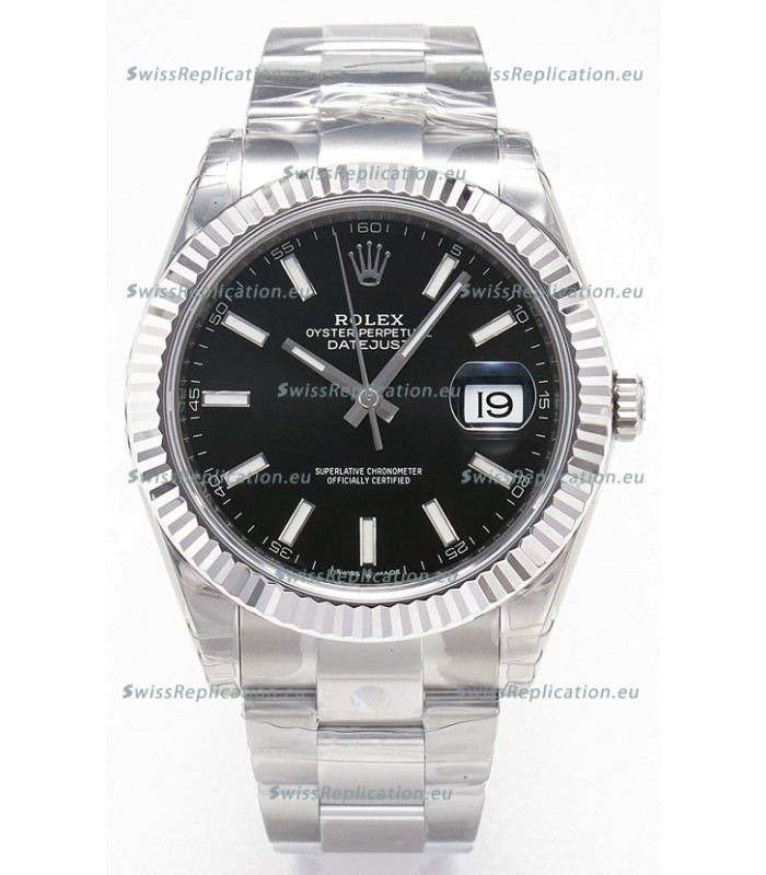 Rolex Datejust 126334 41MM ETA3235 72 Hours Power Black Dial Oyster 1:1 Mirror Replica