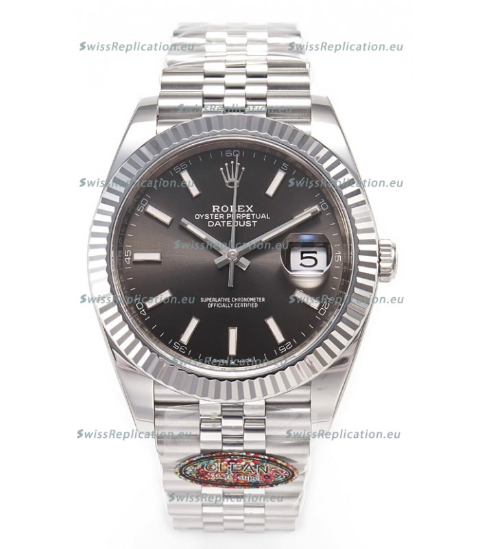 Rolex Datejust 126334 41MM ETA3235 72 Hours Power Grey Dial Oyster 1:1 Mirror Replica