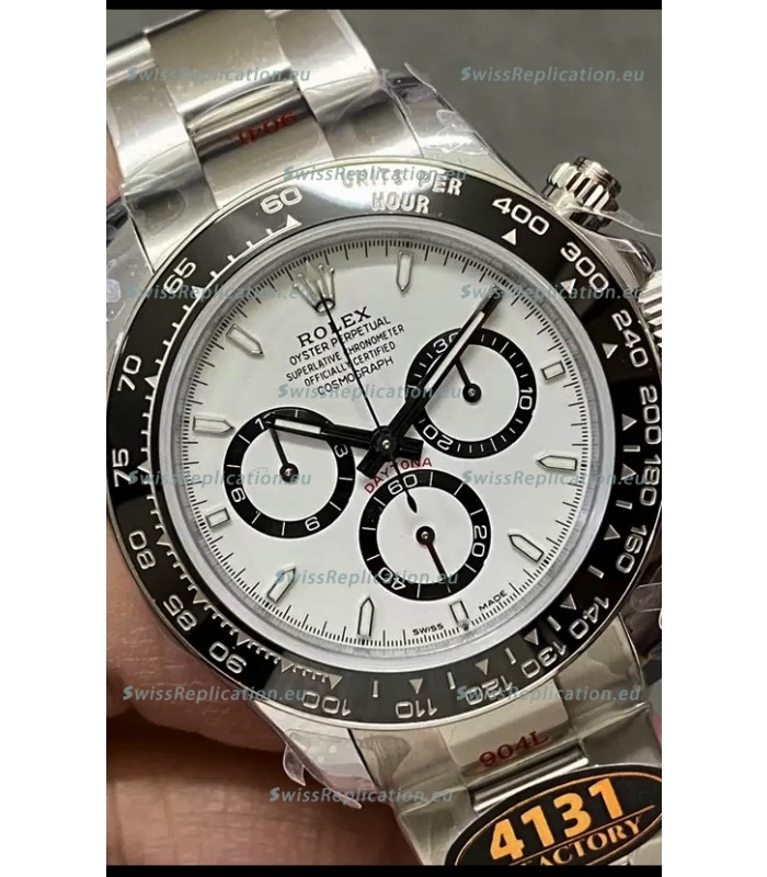 Rolex Cosmograph Daytona M126500LN White Dial Cal.4131 Movement - 904L Steel Watch