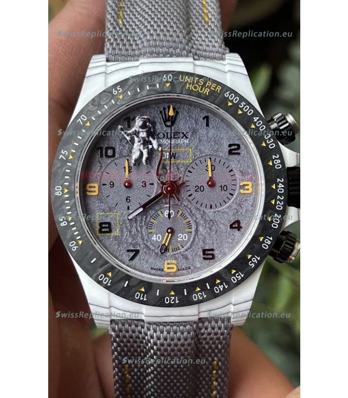 Rolex Cosmograph Daytona DiW Space Mission Carbon Fiber Watch Cal.4130 Movement