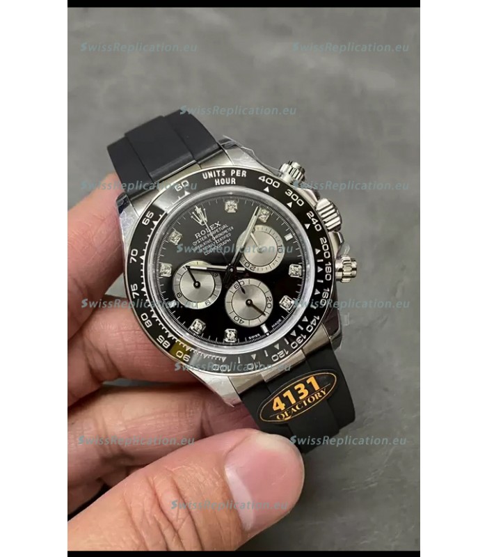 Rolex Cosmograph Daytona 126519LN Black Dial Cal.4131 Movement - 904L Steel Watch