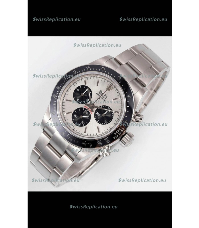 Rolex Daytona Super Clone BLAKEN Paul Newman Steel Dial Swiss Replica Watch - 4130 Movement