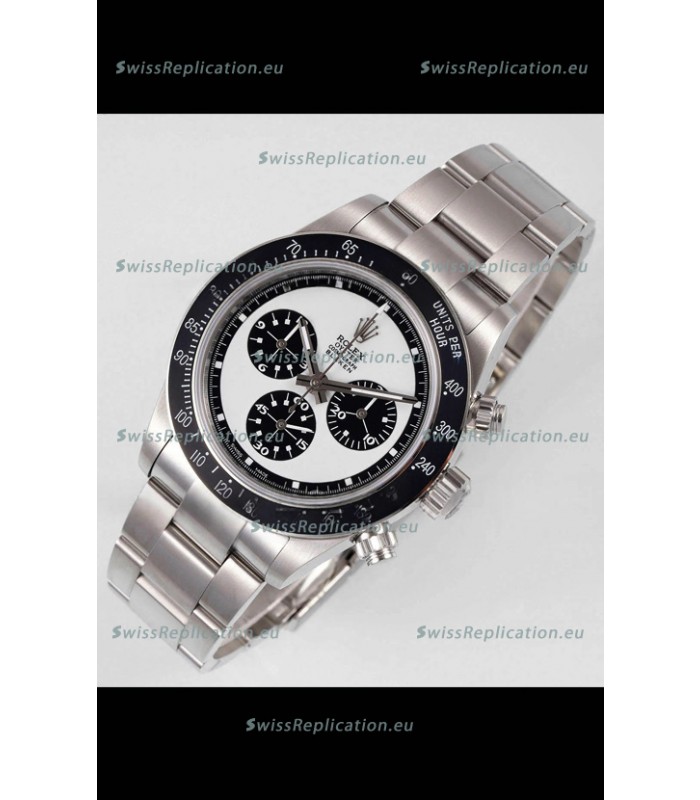 Rolex Daytona Super Clone BLAKEN Paul Newman White Dial Swiss Replica Watch - 4130 Movement