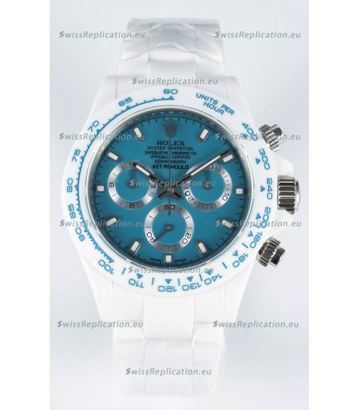 Rolex Daytona AET Remould Dark Blue Dial Full Ceramic Strap Watch in Cal.4130 Movement