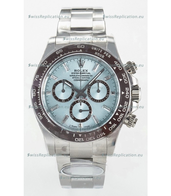 Rolex Daytona Super Clone M126506 ICE Blue Crystal Numerals Dial Original Cal.4131 Movement