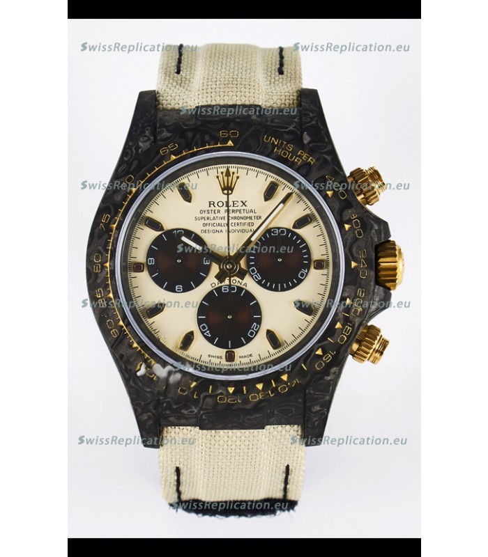 Rolex Daytona Super Clone DiW Desert Eagle Arabic Edition Watch - Forged Cabon Casing 1:1 Mirror Replica