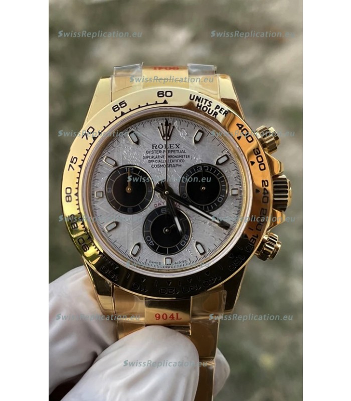 Rolex Daytona Super Clone 116519LN Meteorite Dial Cal.4131 Movement - Rose Gold Casing