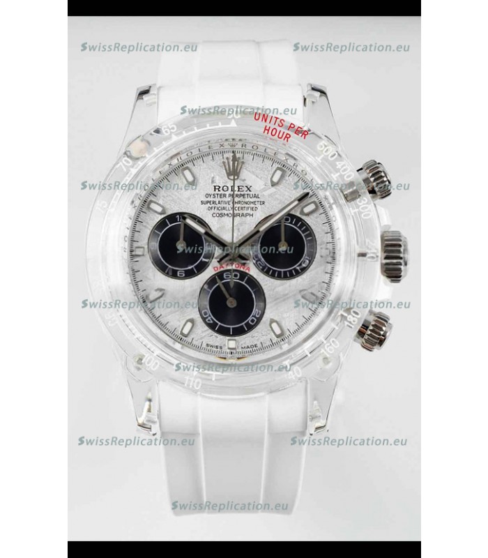 Rolex Daytona AET Remould Meteorite Dial Sapphires Casing 1:1 Swiss Replica Watch 