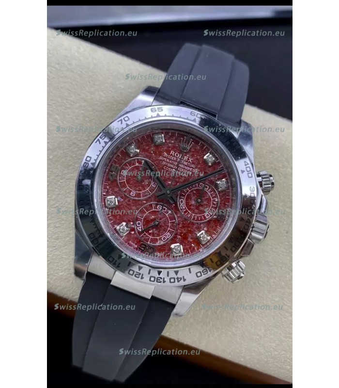 Rolex Cosmograph Daytona Grossular Rubellite Dial Original Cal.4130 Movement - 904L Steel Watch