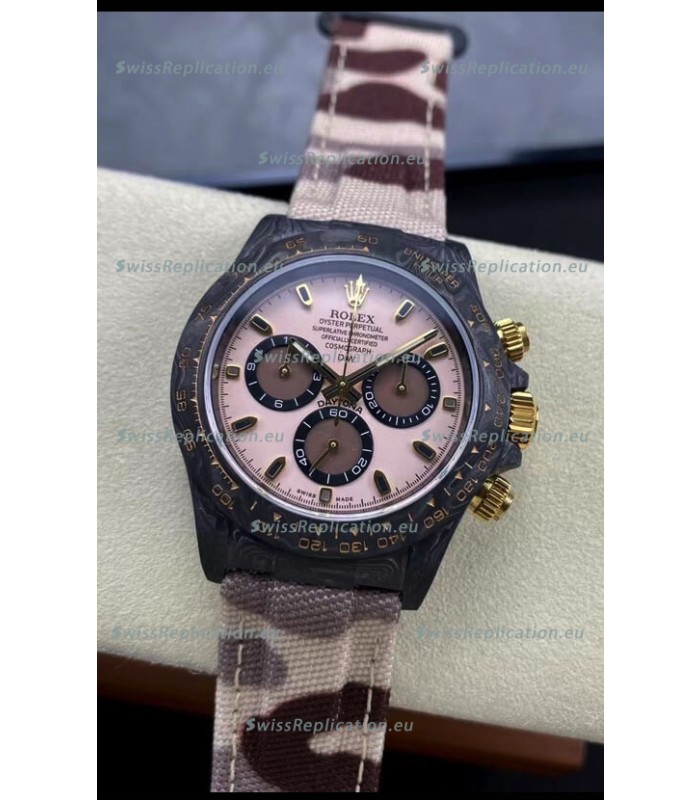 Rolex Daytona DiW Desert Eagle Edition Watch - Forged Cabon Casing 1:1 Mirror Replica
