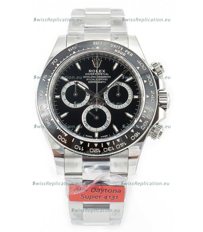 Rolex Cosmograph Daytona 126500 Black Dial Cal.4131 Movement - 904L Steel Watch