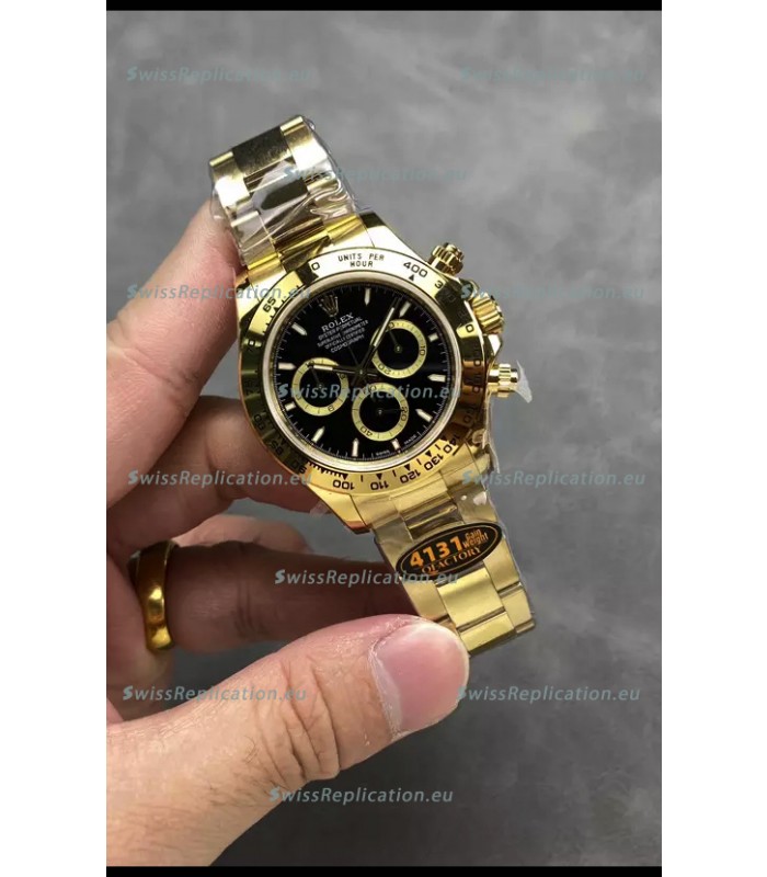 Rolex Cosmograph Daytona M126518 Yellow Gold Casing and Black Dial Original Cal.4131 Movement