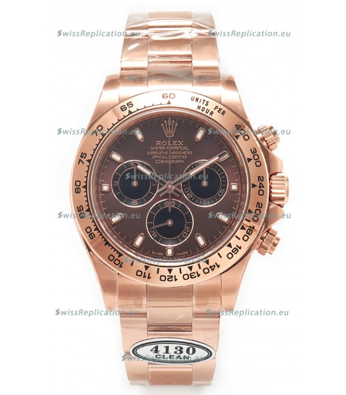 Rolex Cosmograph Daytona M116505 Rose Gold Casing and Brown Dial Original Cal.4130 Movement