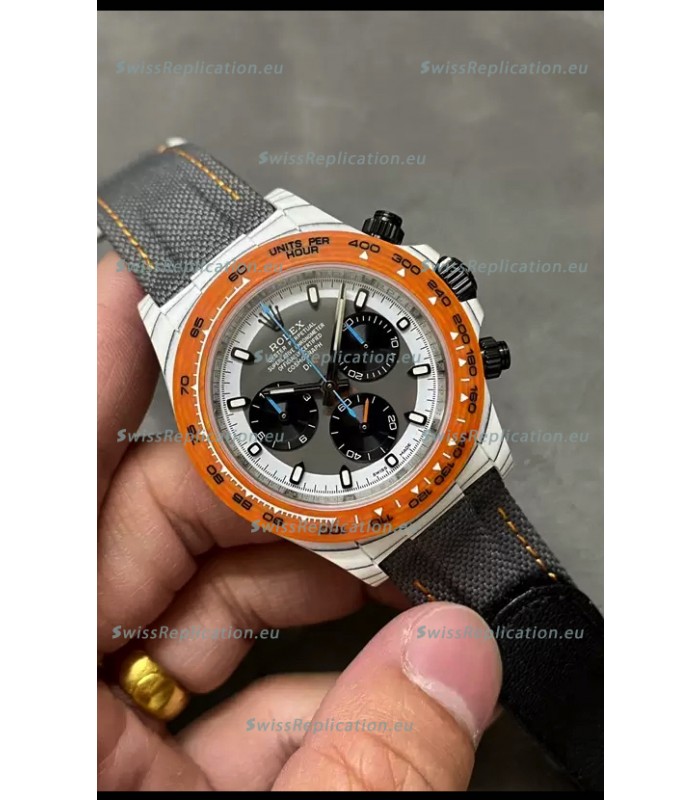 Rolex Cosmograph Daytona DiW OCELLARIS Edition White Carbon Fiber Watch - Cal.4130 Movement 