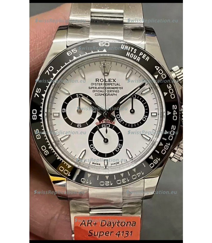 Rolex Cosmograph Daytona M126500LN White Dial Original Cal.4131 Movement - 904L Steel Watch