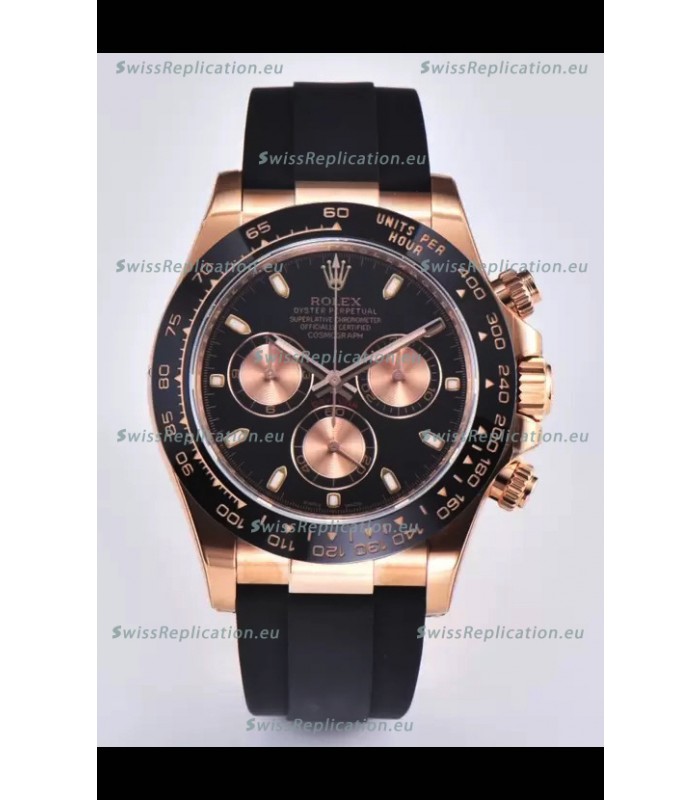 Rolex Cosmograph Daytona M116515 Rose Gold Original Cal.4130 Movement - 904L Steel Watch