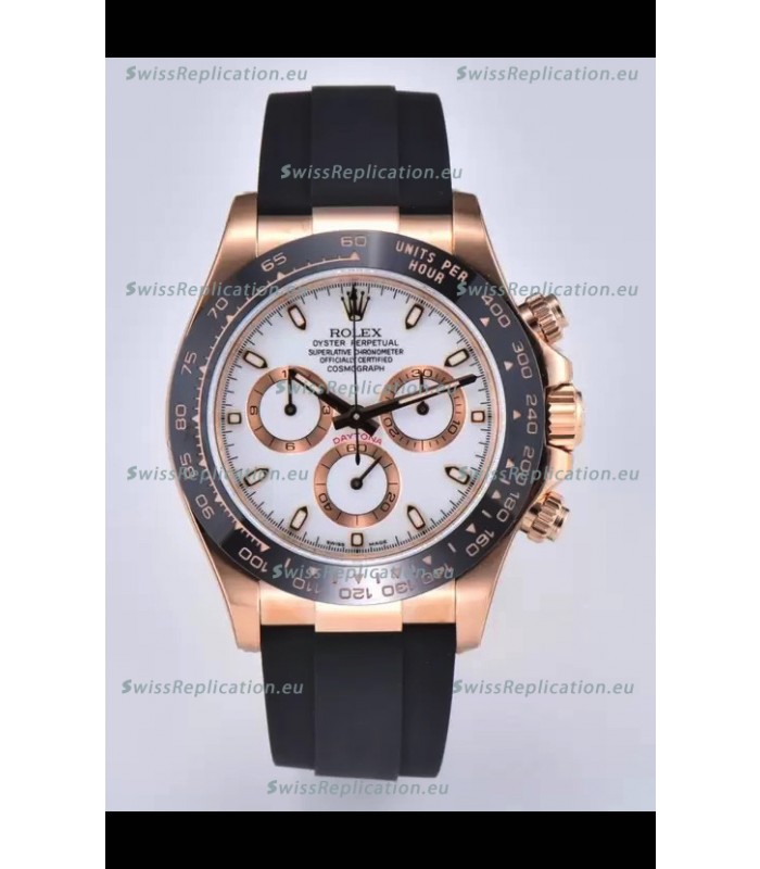 Rolex Cosmograph Daytona M116515 Rose Gold Original Cal.4130 Movement - 904L Steel Watch