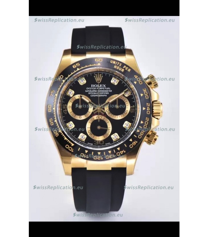 Rolex Cosmograph Daytona M116518LN Yellow Gold Original Cal.4130 Movement - 904L Steel Watch
