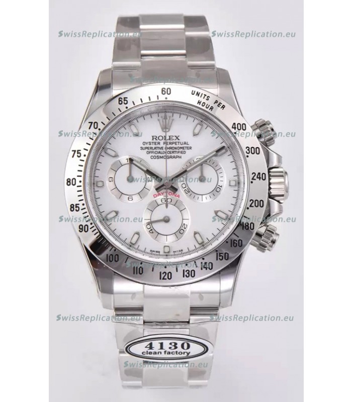 Rolex Cosmograph Daytona M116520-78590 Original Cal.4130 Movement - 904L Steel Watch