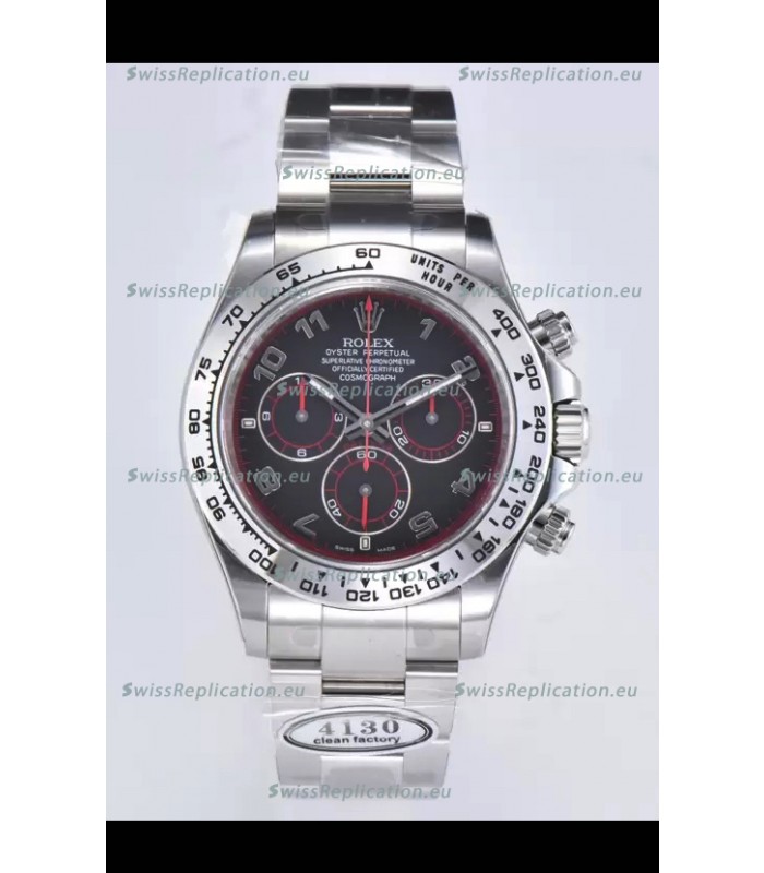 Rolex Cosmograph Daytona M116519 Original Cal.4130 Movement - 904L Steel Watch Black Dial