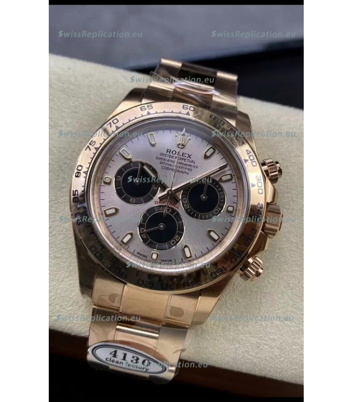 Rolex Cosmograph Daytona M116505-0016 Rose Gold Original Cal.4130 Movement - 904L Steel Watch